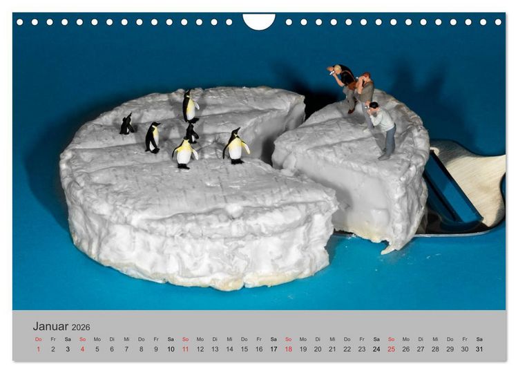 Produktbild: Miniaturen - Das Leben der Minis (Wandkalender 2026 DIN A4 quer), CALVENDO Monatskalender