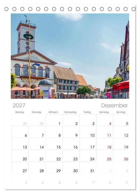 Produktbild: Tischplaner 2027 - Seligenstadt - Die Stadt mit Geschichte und Flair (A5 Tischkalender zum Aufstellen) CALVENDO