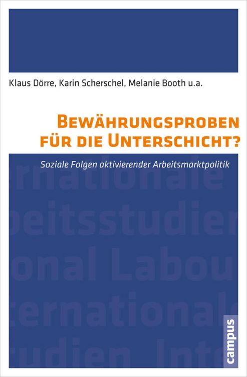 Produktbild: Bew&auml;hrungsproben f&uuml;r die Unterschicht?