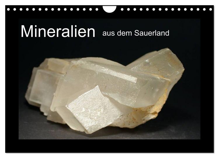 Produktbild: Mineralien aus dem Sauerland (Wandkalender 2026 DIN A4 quer), CALVENDO Monatskalender