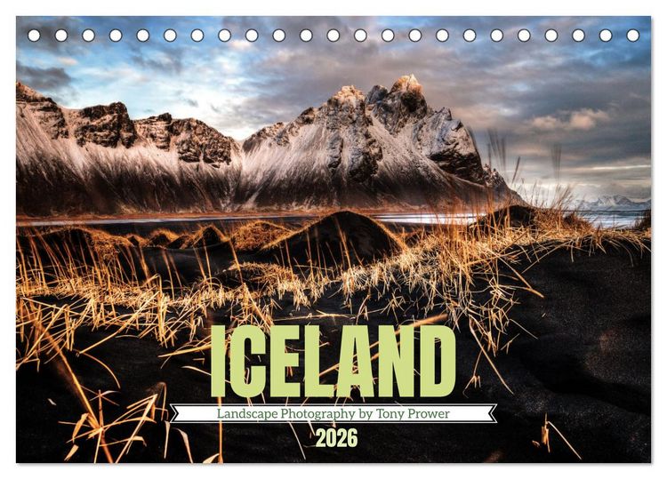 Produktbild: Natural scenery of Iceland (Desk Calendar 2026 DIN A5 landscape), CALVENDO 12 Month DeskCalendar