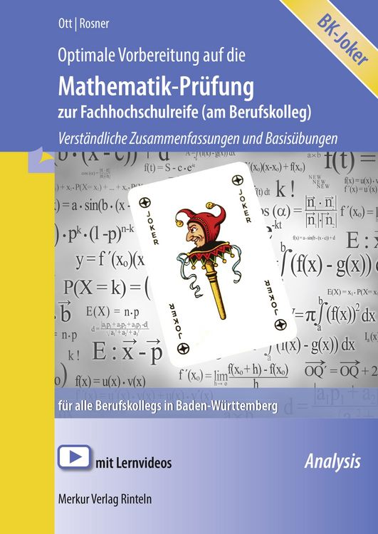 Produktbild: Optimale Vorbereitung auf die Mathematik-Pr&uuml;fung zur Fachhochschulreife (am Berufskolleg)