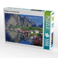 Produktbild: CALVENDO Puzzle Norwegen: Das Fischerdorf Reine | 1000 Teile Lege-Gr&ouml;&szlig;e 64x48cm Foto-Puzzle f&uuml;r gl&uuml;ckliche Stunden