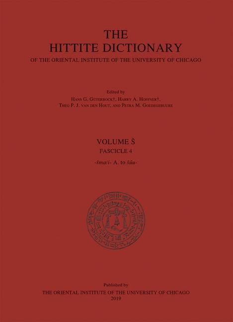 Produktbild: Hittite Dictionary of the Oriental Institute of the University of Chicago. Volume S, Fasc 4