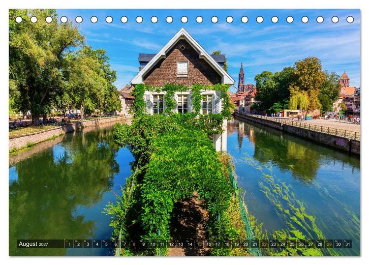 Produktbild: Stra&szlig;burg - ein fotografischer Streifzug (Tischkalender 2027 DIN A5 quer), CALVENDO Monatskalender