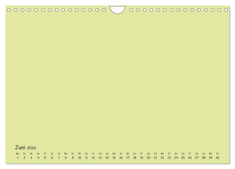 Produktbild: Regenbogen Kinder Bastelkalender - Zum Selbstgestalten - DIY Kreativ-Kalender (Wandkalender 2026 DIN A4 quer), CALVENDO Monatskalender