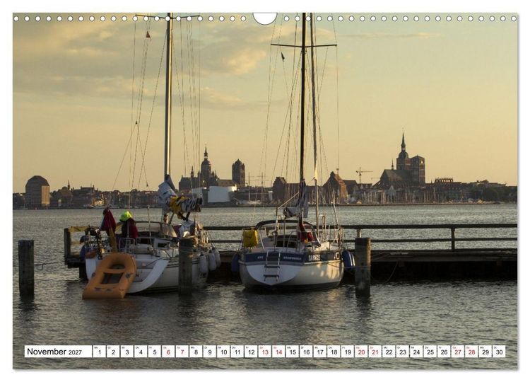 Produktbild: Stralsund - Momente einer Reise (Wandkalender 2027 DIN A3 quer), CALVENDO Monatskalender