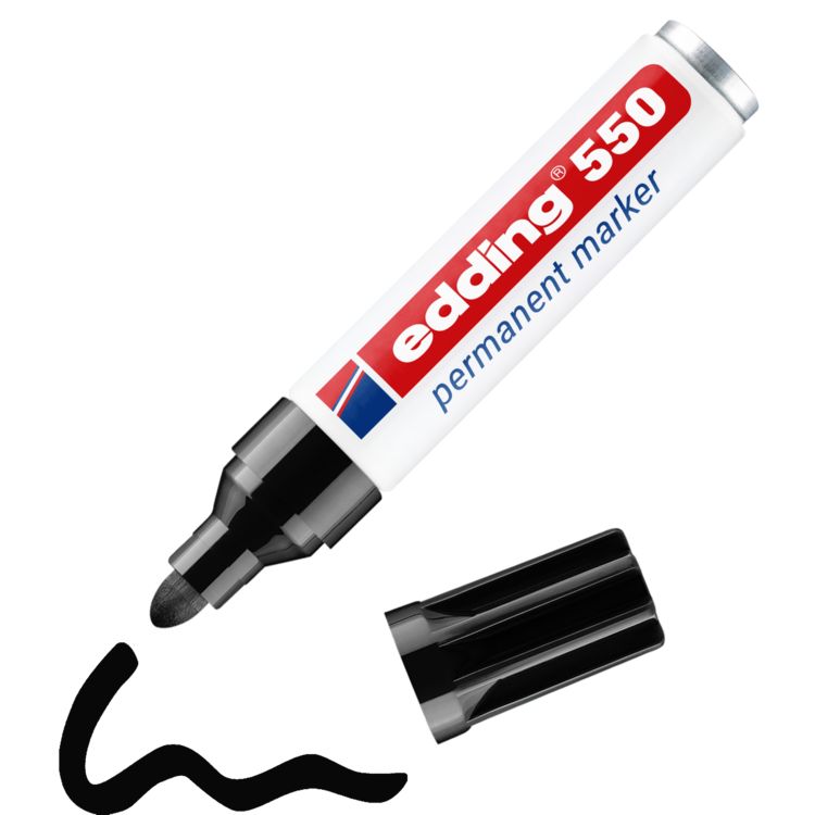Produktbild: EDDING&reg; Permanent Marker 550, schwarz