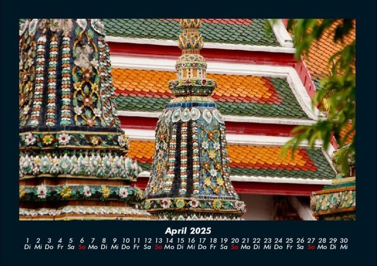Produktbild: Tempel unserer Erde 2025 Fotokalender DIN A4