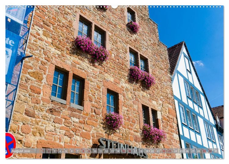 Produktbild: Ein Blick auf Frankenberg an der Eder (Wandkalender 2026 DIN A2 quer), CALVENDO Monatskalender