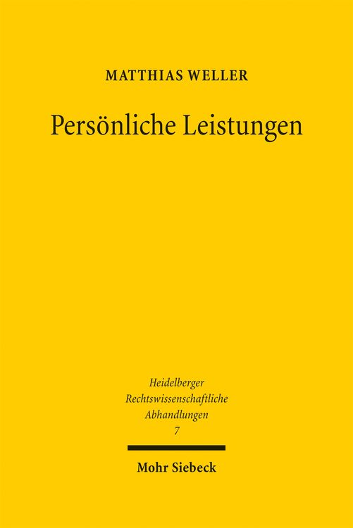 Produktbild: Pers&ouml;nliche Leistungen