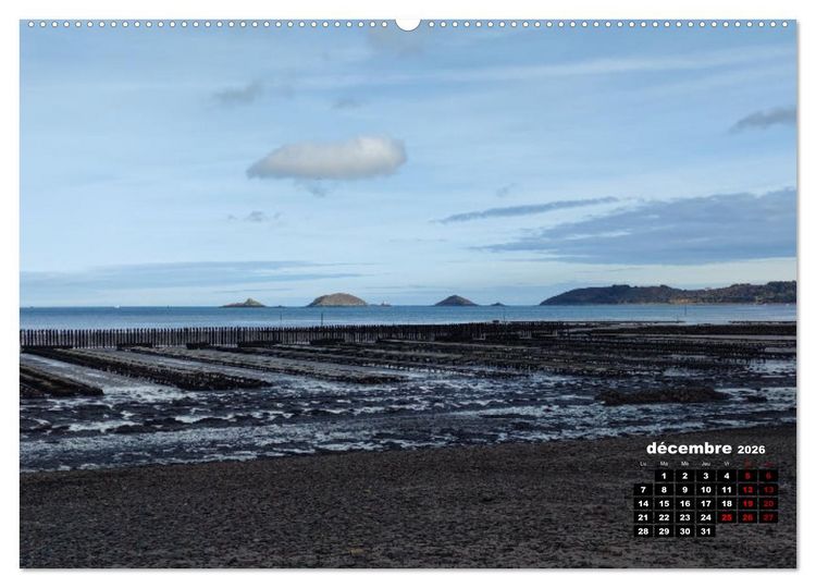 Produktbild: Horizons costarmoricains (Calendrier mural 2026 DIN A2 vertical), CALVENDO calendrier mensuel