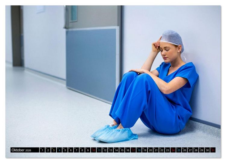 Produktbild: Im Dienst der Gesundheit - Krankenpflege (Wandkalender 2026 DIN A3 quer), CALVENDO Monatskalender