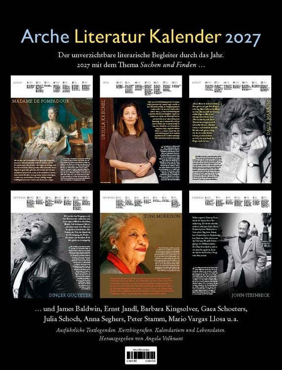 Produktbild: Arche Literatur Kalender 2027
