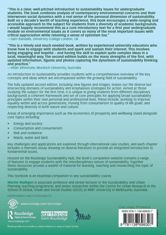Produktbild: An Introduction to Sustainability