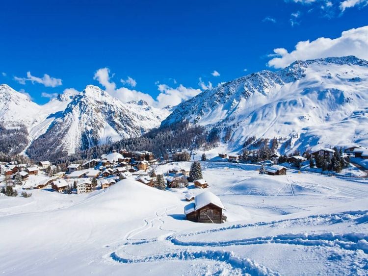 Produktbild: CALVENDO Puzzle Ferienort Arosa im Schanfigg Tal | 1000 Teile Lege-Gr&ouml;&szlig;e 64x48cm Foto-Puzzle f&uuml;r gl&uuml;ckliche Stunden