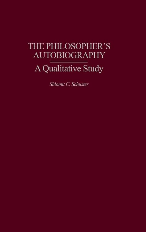 Produktbild: The Philosopher's Autobiography