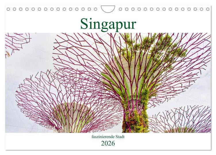 Produktbild: Singapur - faszinierende Stadt (Wandkalender 2026 DIN A4 quer), CALVENDO Monatskalender