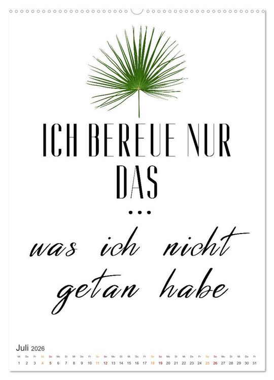 Produktbild: Motivation (hochwertiger Premium Wandkalender 2026 DIN A2 hoch), Kunstdruck in Hochglanz