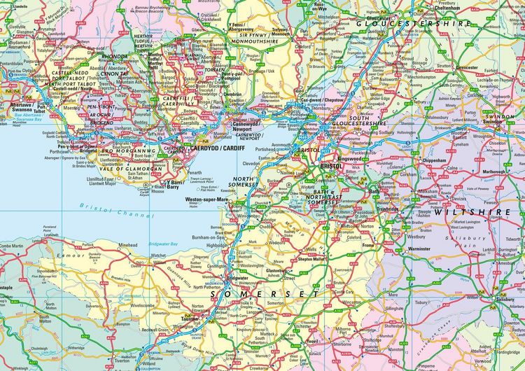 Produktbild: Collins Road Map of Britain 2027 (Folded Map)