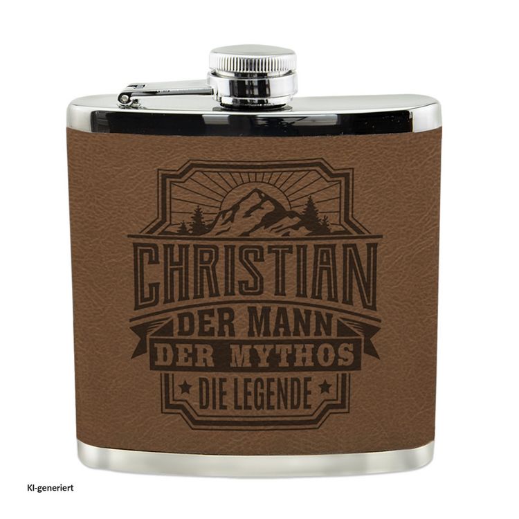 Produktbild: HTI-Living Echter Kerl Flachmann Christian Echter Kerl Flachmann Christian