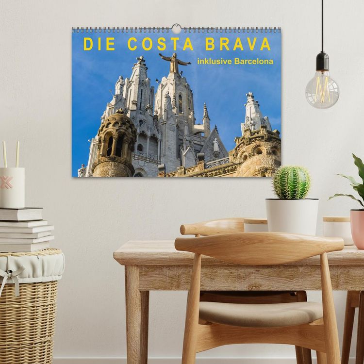 Produktbild: Costa Brava &ndash; inklusive Barcelona (Wandkalender 2026 DIN A3 quer), CALVENDO Monatskalender