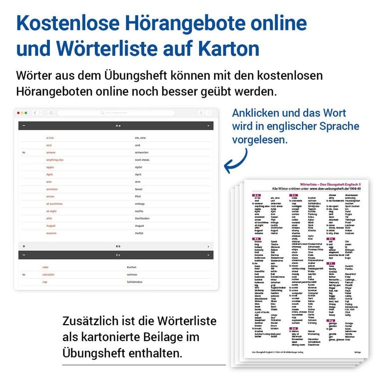 Produktbild: Das &Uuml;bungsheft Englisch 5