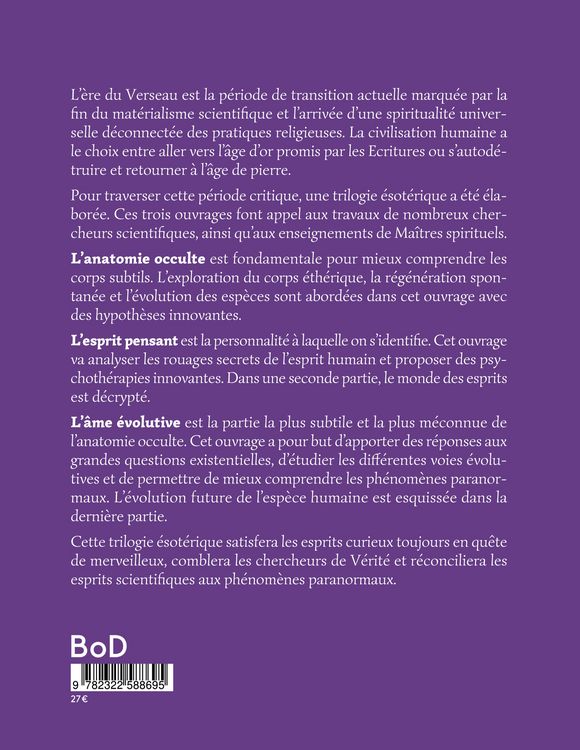 Produktbild: Anatomie occulte Tome 1