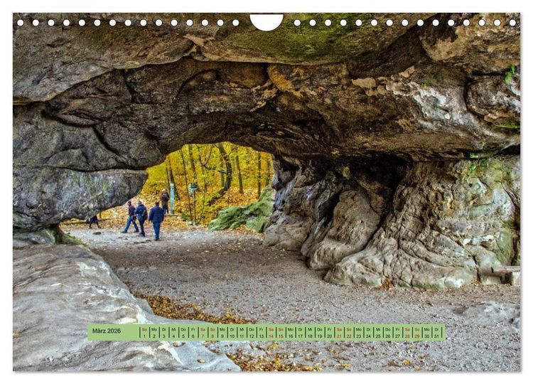 Produktbild: S&auml;chsische Schweiz - Erlebnisse eines Herbsturlaubs (Wandkalender 2026 DIN A4 quer), CALVENDO Monatskalender