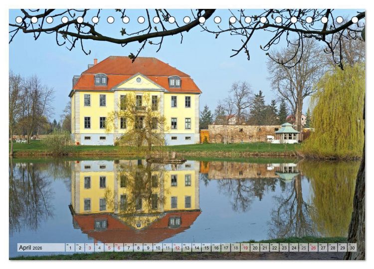 Produktbild: Geheimnisse ostdeutscher Kultur - Schl&ouml;sser und Burgen (Tischkalender 2026 DIN A5 quer), CALVENDO Monatskalender