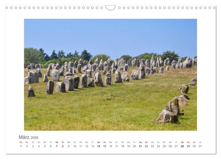 Produktbild: Bretagne - unterwegs mit Julia Hahn (Wandkalender 2026 DIN A3 quer), CALVENDO Monatskalender