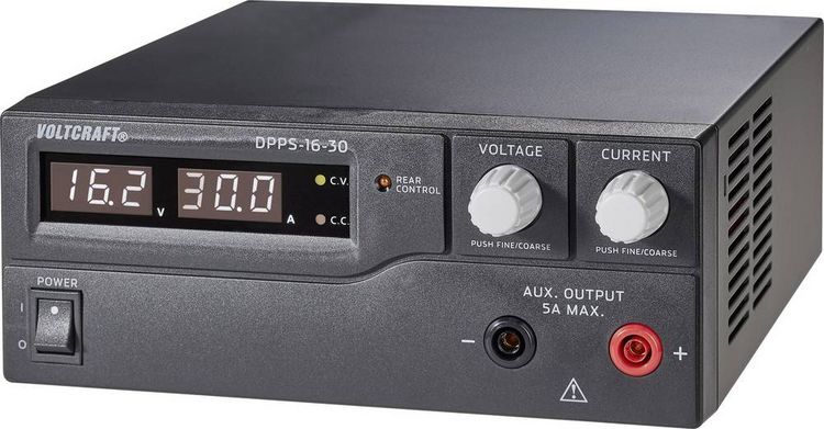 Produktbild: VOLTCRAFT DPPS-16-30 Labornetzger&auml;t, einstellbar 1 - 16 V/DC 0 - 30 A 480 W USB programmierbar Anzahl Ausg&auml;nge 1 x