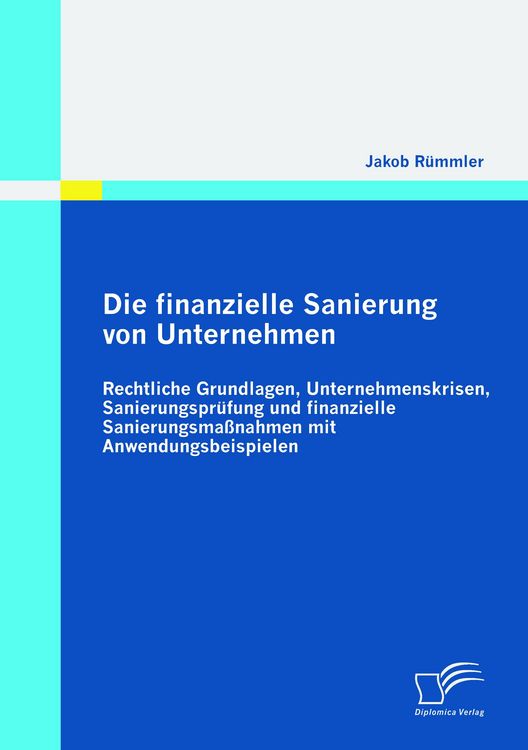 Produktbild: Die finanzielle Sanierung von Unternehmen