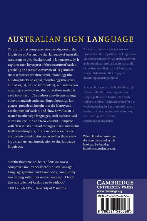 Produktbild: Australian Sign Language (Auslan)
