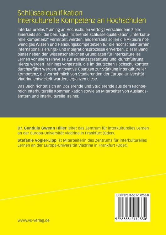 Produktbild: Schl&uuml;sselqualifikation Interkulturelle Kompetenz an Hochschulen