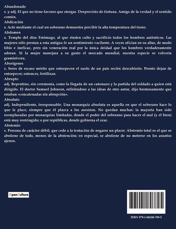 Produktbild: El Diccionario del Diablo