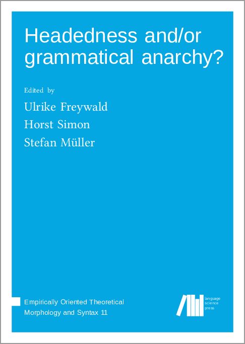 Produktbild: Headedness and/or grammatical anarchy?