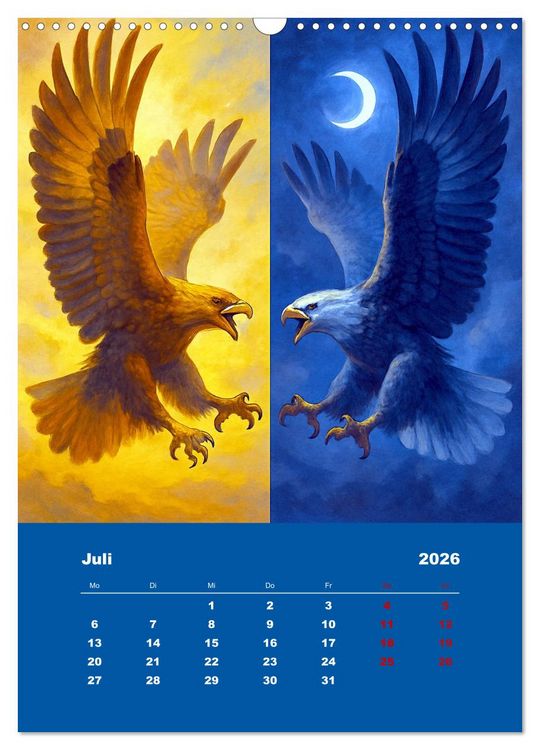 Produktbild: Spiegelwildnis (Wandkalender 2026 DIN A3 hoch), CALVENDO Monatskalender