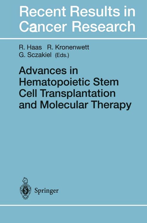 Produktbild: Advances in Hematopoietic Stem Cell Transplantation and Molecular Therapy