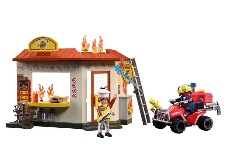 Produktbild: Feuerwehr-Quad mit Burger-Bude