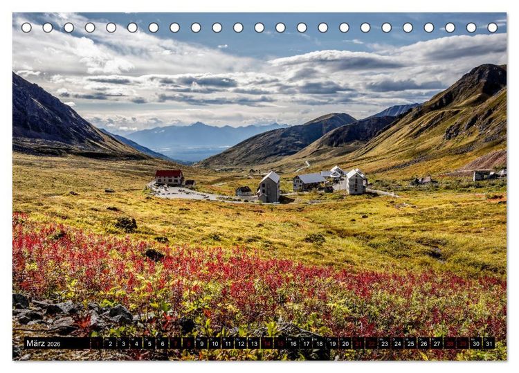 Produktbild: Alaska - Farben und Licht (Tischkalender 2026 DIN A5 quer), CALVENDO Monatskalender