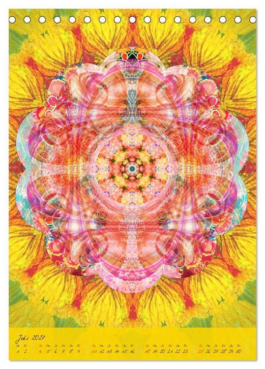 Produktbild: FLORALE MANDALAS (Tischkalender 2027 DIN A5 hoch), CALVENDO Monatskalender