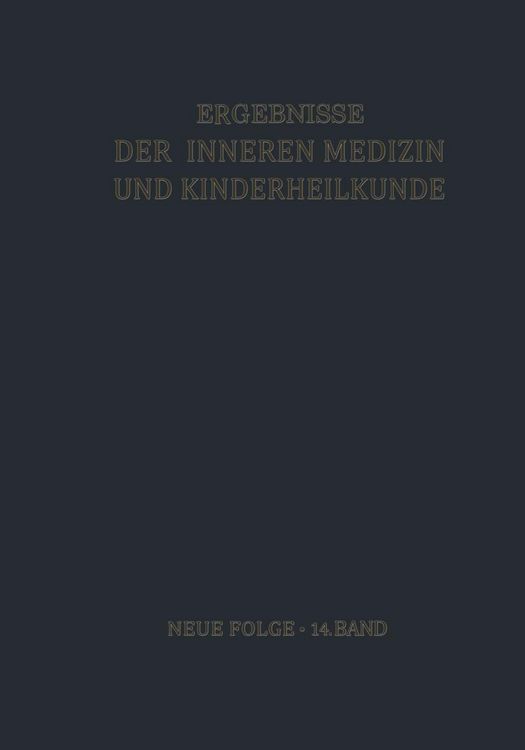 Produktbild: Ergebnisse der Inneren Medizin und Kinderheilkunde