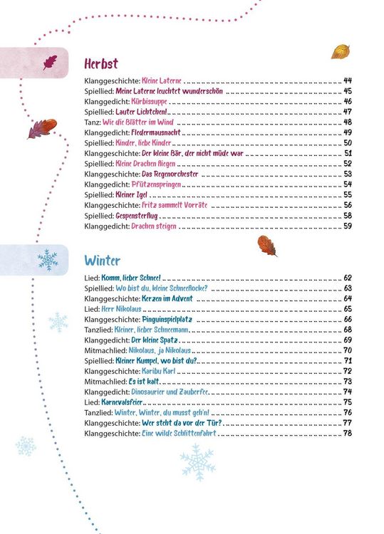 Produktbild: Das Krippen-Jahreszeitenbuch: Spiellieder & Klanggeschichten