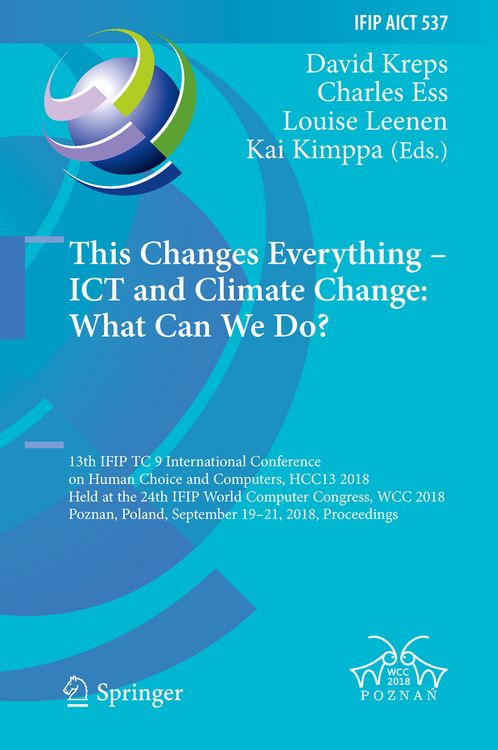 Produktbild: This Changes Everything &ndash; ICT and Climate Change: What Can We Do?