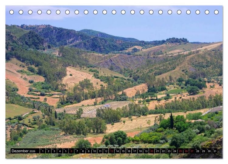 Produktbild: Kalabrien (Tischkalender 2026 DIN A5 quer), CALVENDO Monatskalender