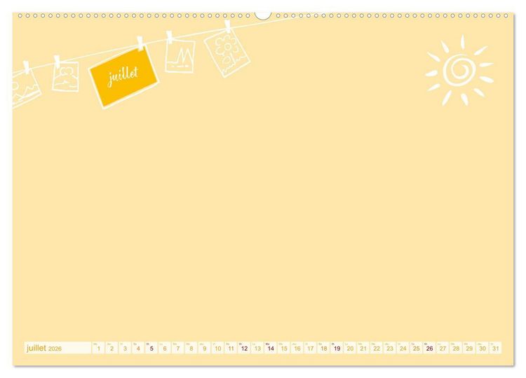 Produktbild: 12 x collage de photos - calendrier de bricolage (Calendrier mural 2026 DIN A2 vertical), CALVENDO calendrier mensuel