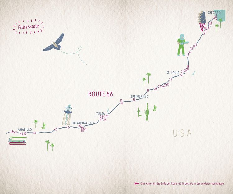 Produktbild: Gl&uuml;cksorte an der Route 66. Von Chicago bis Santa Monica