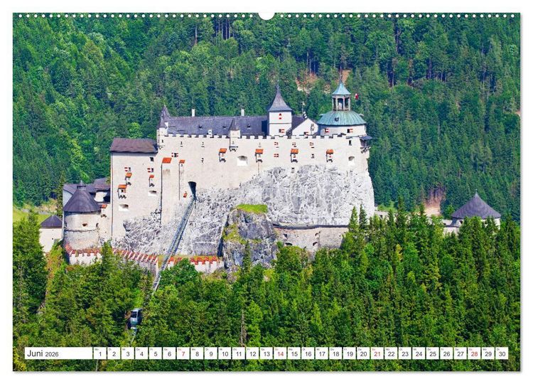 Produktbild: Die Festung Hohenwerfen (Wandkalender 2026 DIN A2 quer), CALVENDO Monatskalender