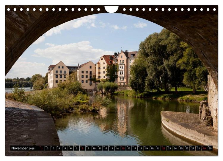 Produktbild: Regensburg - Bayern (Wandkalender 2026 DIN A4 quer), CALVENDO Monatskalender